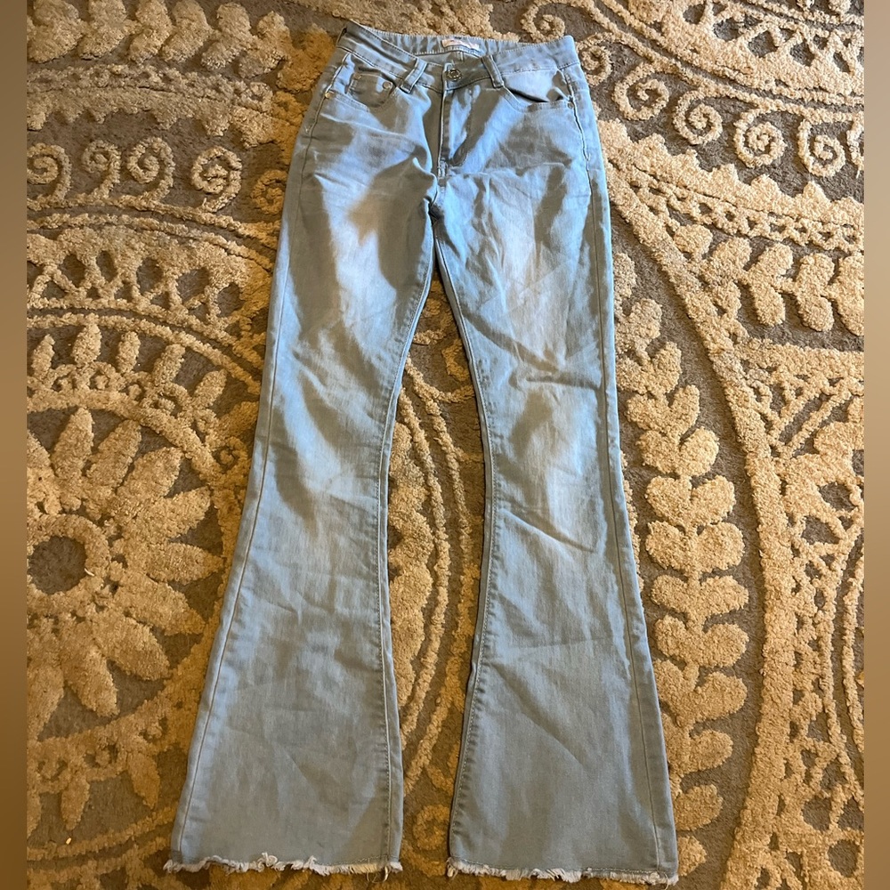 Red bottoms, size 5/6 inseam 30.5 inch, high, mid rise